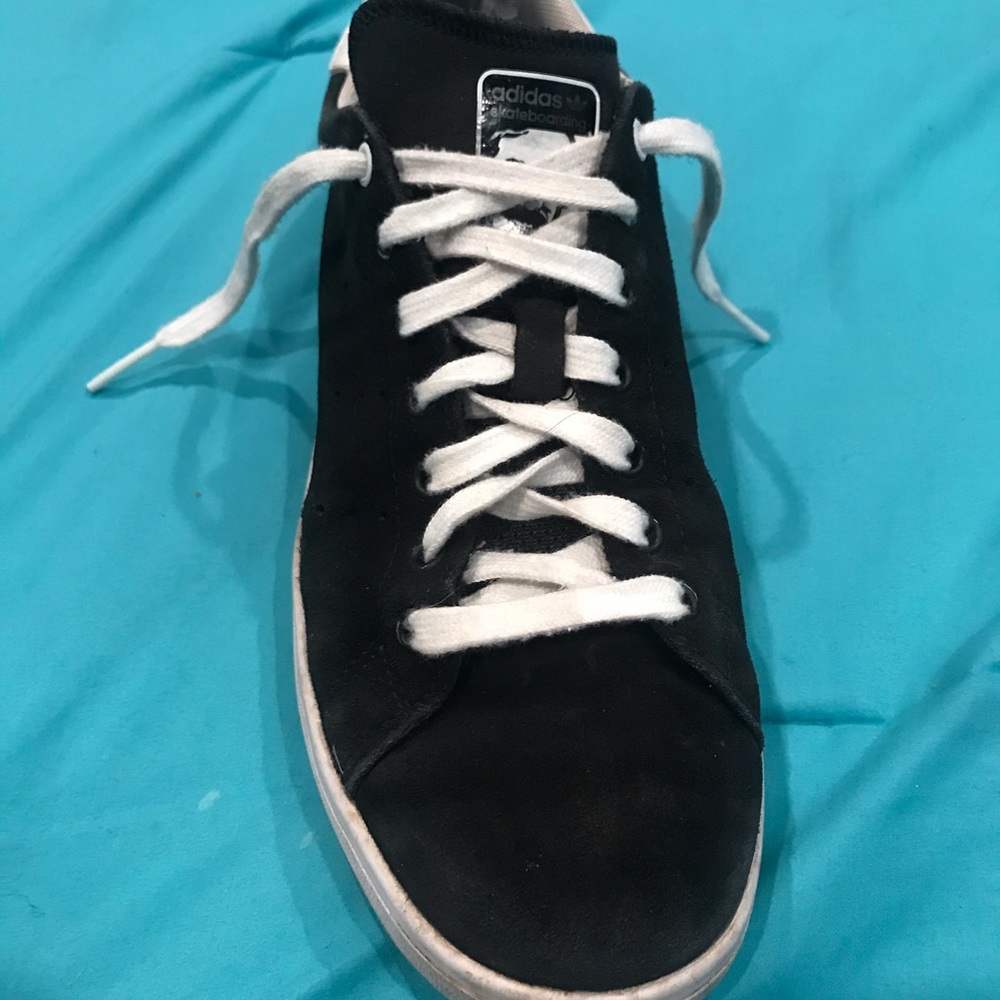 SUEDE BLACK ADIDAS STAN SMITH VULC